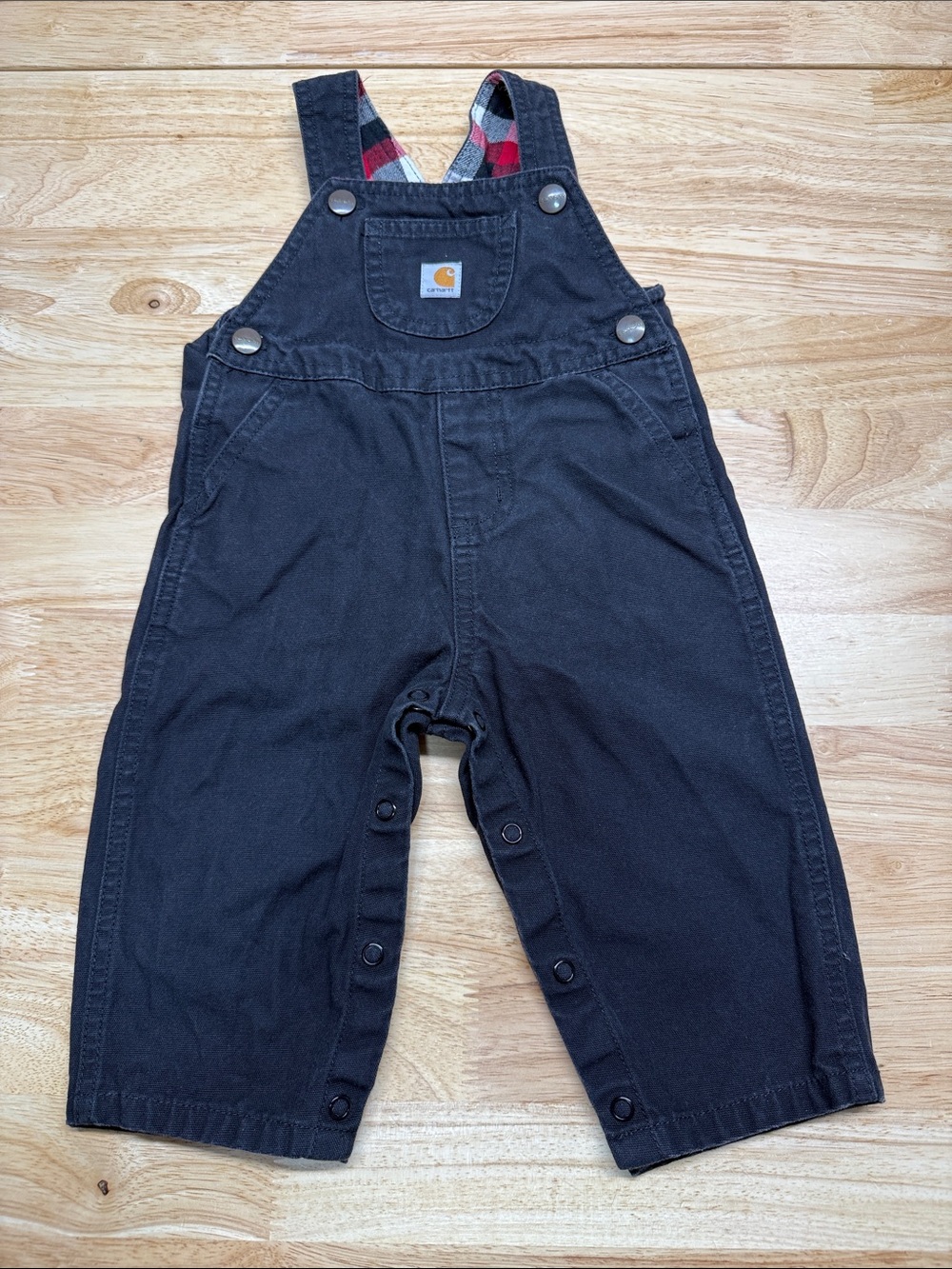 Carhartt Baby kids 12M Black Cotton Overalls